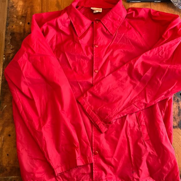 Hartwell bright red windbreaker men’s XXL Duttona Trailer Park print - Picture 2 of 7